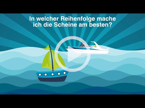 In welcher Reihenfolge mache ich die Scheine am besten?