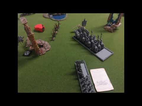 #26 Bretonnia vs Wood Elves warhammer fantasy battle report