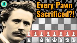 The IMMORTAL 8 Pawn Gambit Game! "He's A Sacrificing Maniac!"
