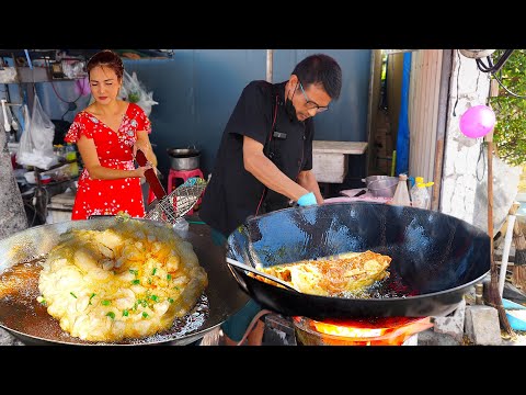 Ausgebuchter Tisch! Berühmtes Krabbenomelett, das Sie unbedingt probieren müssen |  Streetfood