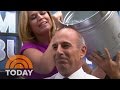 Matt Lauer Takes Ice Bucket Challenge TODAY
