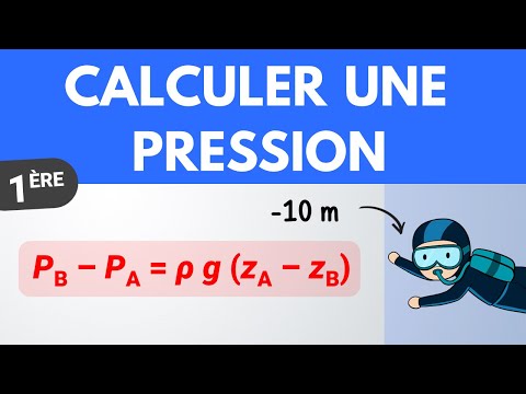 Statique des fluides : calculer une pression | 1ère | Physique Chimie