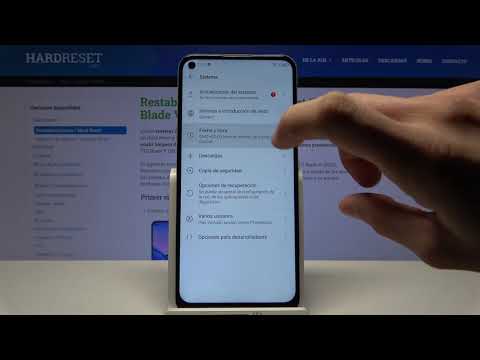 How to change the date and time on the ZTE Blade V2020 - set the date and time