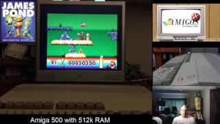 Amigos Plays James Pond on a real Amiga 500
