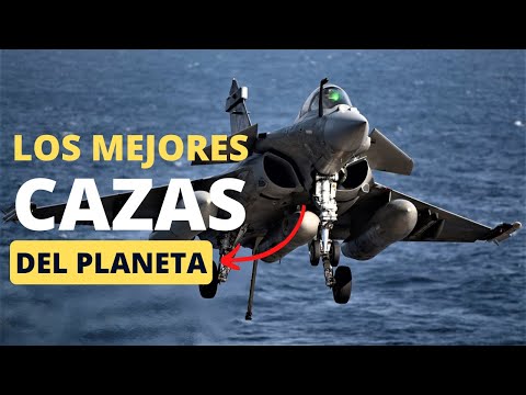 Los 10 MEJORES aviones CAZAS de combate mas PODEROSOS del mundo en 2023