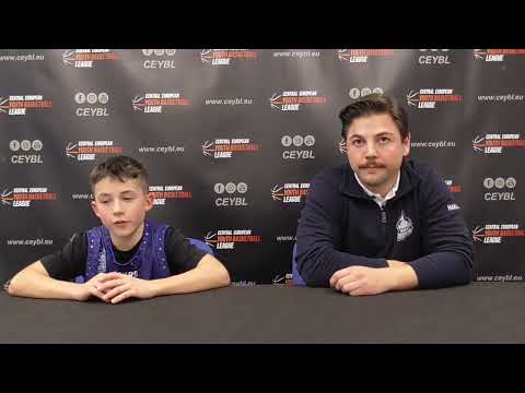 CEYBL U13 - Press conference, 13.1.2023, BC Swiss Krono Žary - HAKRO Merlins Crailsheim