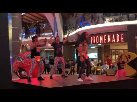 Royal Promenade Symphony of the seas | From Dry Dock headed to Barcelona for first guest.