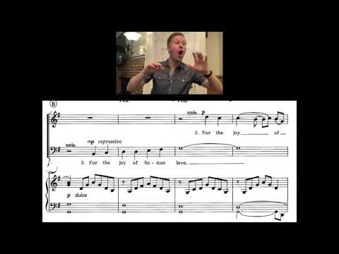 For the Beauty of the Earth (Rutter) - SATB practice
