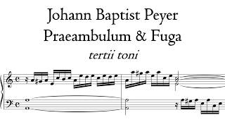 Peyer - Praeambulum & Fuga tertii toni - Tadeo Ortega organ (1776), Hauptwerk