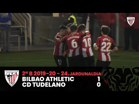 Imagen de portada del video ⚽️ Resumen I J24 2ªDiv. B I Bilbao Athletic 1-0 CD Tudelano I Laburpena