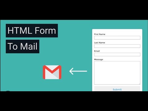 Send Email From Html Contact Form Without Any Backend Language #htmltutorial