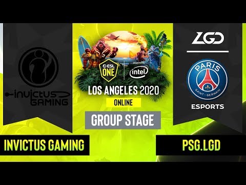 Dota2 - PSG.LGD vs. Invictus Gaming - Game 1 - Group Stage - CN - ESL One Los Angeles
