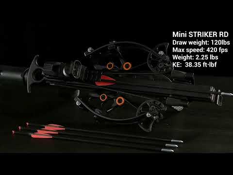 150lbs Mini Striker RD (reverse draw) pistol crossbow.