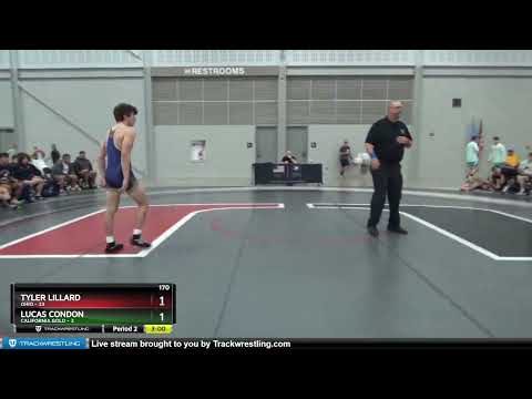 170 Lbs Round 2 (8 Team) - Tyler Lillard, Ohio Vs Lucas Condon, California Gold 6e31