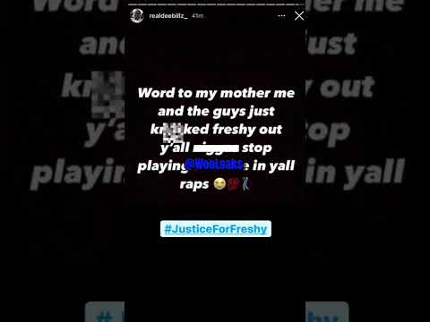 Everytime Freshy da general caught lacking