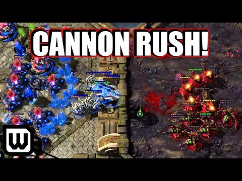 Starcraft 2: LONG FORM CANNON RUSH! (Parting vs soO)