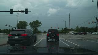 Gilberts to Huntley 4K Illinois POV ASMR Drive (No Talk, No Music)