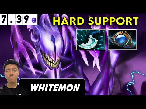 Whitemon Bane Hard Support - Dota 2 Patch 7.39E Pro Player Full gameplay