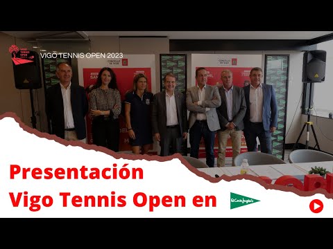 Presentación de "Vigo Tennis Open" 2023 en El Corte Inglés