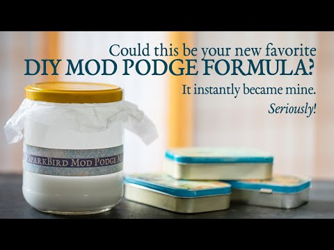 My New Favorite Mod Podge style sealer recipe. A perfect blend of strength and sheen. (AUDIO FIXED!)