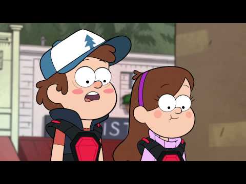 Gravity Falls - Young Wendy Meets Future Dipper