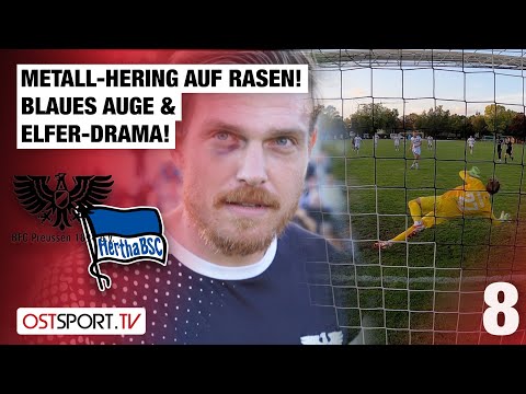 Black eye! Penalty drama! Metal peg on grass: BFC Preussen vs. Hertha II | Regionalliga Nordost