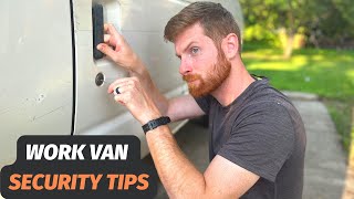 9 Work Van Security Tips To Prevent Thefts
