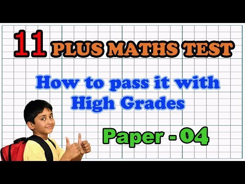 11 Plus Maths Practice Papers - Paper 04