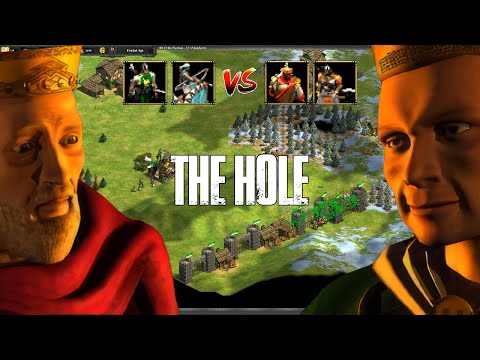 I'm uploading every game of AOE2 I play until I die in 4K - #343: The Hole