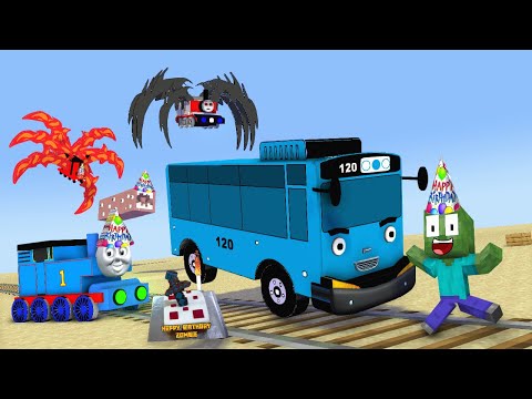 Monster School: TRAIN SCHOOL VS TIMOTY TRAIN | CHOO CHOO CHARLES - Minecraft Animation