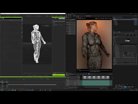 Backstage Unrealengine 4 - Realtime Hair (chaos cloth).