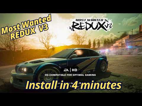 How to Install NFS Most Wanted REDUX V3 (2025) | Ultimate 4K Graphics + 100+ Cars Mod!