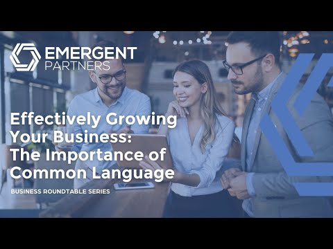 Effectively Growing Your Business: The Importance of Common Language