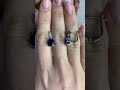 Серебряные серьги с сапфиром 2.995ct