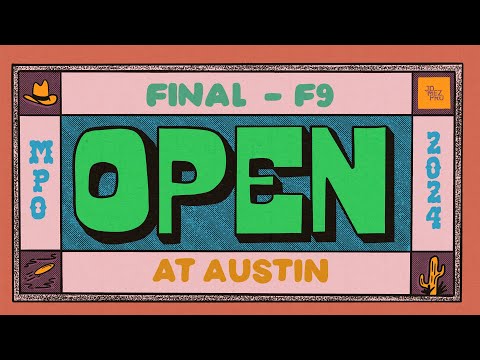 2024 The Open at Austin | MPO FINALF9 | Anttila, Buhr, Orum, Anderson | Jomez Disc Golf