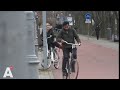 Fietsers omver geblazen in Noord