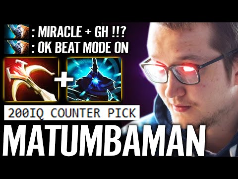 🔥 MATUMBAMAN vs MIRACLE GH Pub Team! WTF 200IQ Counter Pick Beast Mode ON Dota 2 Pro Magnus Carry