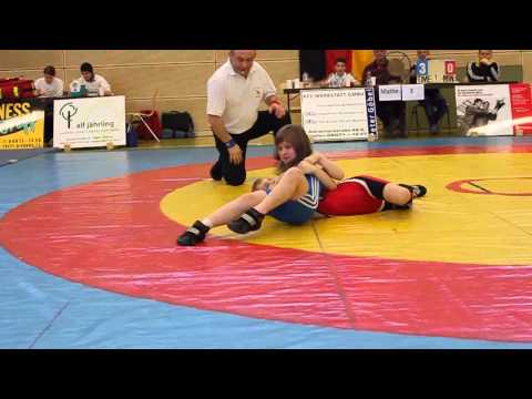 Ringen Hessenmeisterschaft E-Jugend bis 28 Kg Gr.-Römisch Dieburg Sharon Hammerschmidt 16.02.2014