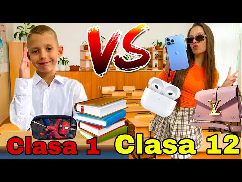 Back to School Grade 1 VS Grade 12 at School