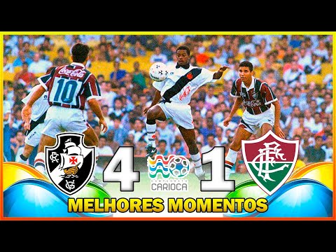VASCO 4 x 1 FLUMINENSE ● MELHORES MOMENTOS ● CAMPEONATO CARIOCA 1994 ● TAÇA GUANABARA ● FINAL