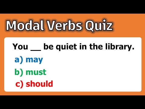 Modal Verbs Test | Grammar Test | 10 English Quiz