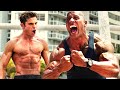 Zac Efron VS Dwayne Johnson In The Big Boys Competition Baywatch CLIP