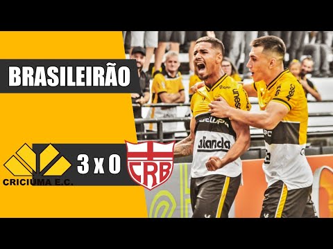 CRICIÚMA 3 X 0 CRB | BRASILEIRÃO SÉRIE B 2022 | GOLS