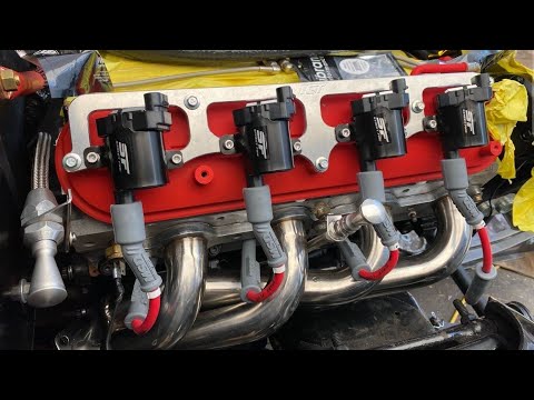 MSD coil, plug wires and ICT billet brackets