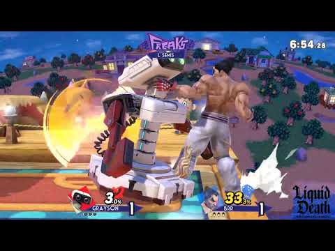 Grayson (ROB) vs Brr (Kazuya) | Freaks Smash @ Free Play Arcade Richardson 15