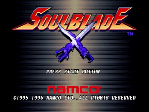 Soul Blade. [PlayStation] 1CC. Arcade Mode. All - LongPlay. 60Fps.
