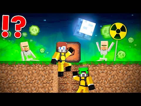 The Deadliest Poison Virus vs Doomsday Bunker in Minecraft - Maizen JJ and Mikey