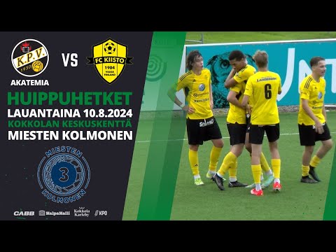 KPV Akatemia - FC Kiisto la 10.8.2024 | Huippuhetket