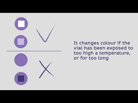 What is a vaccine vial monitor (VVM)?