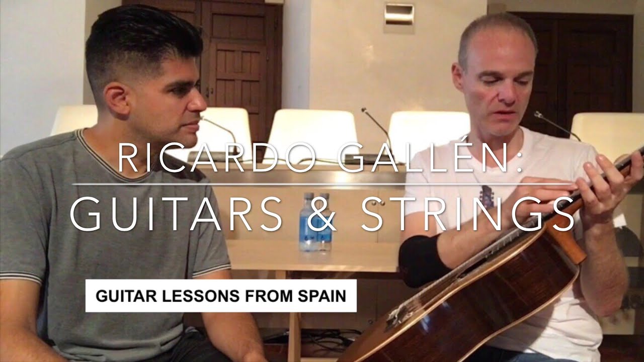 Ricardo Gallén: Paco Santiago Marín Guitars & Knobloch Strings